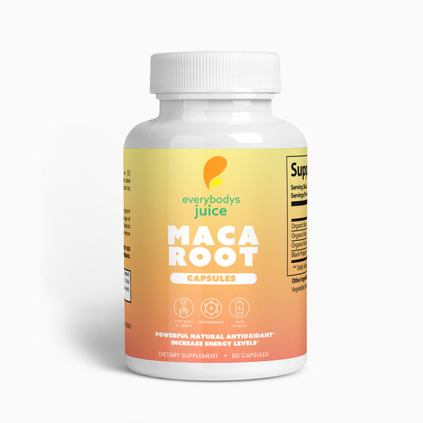 Organic Gelatinized Maca Root Capsules - Vegan, 1500 mg, 60 ct