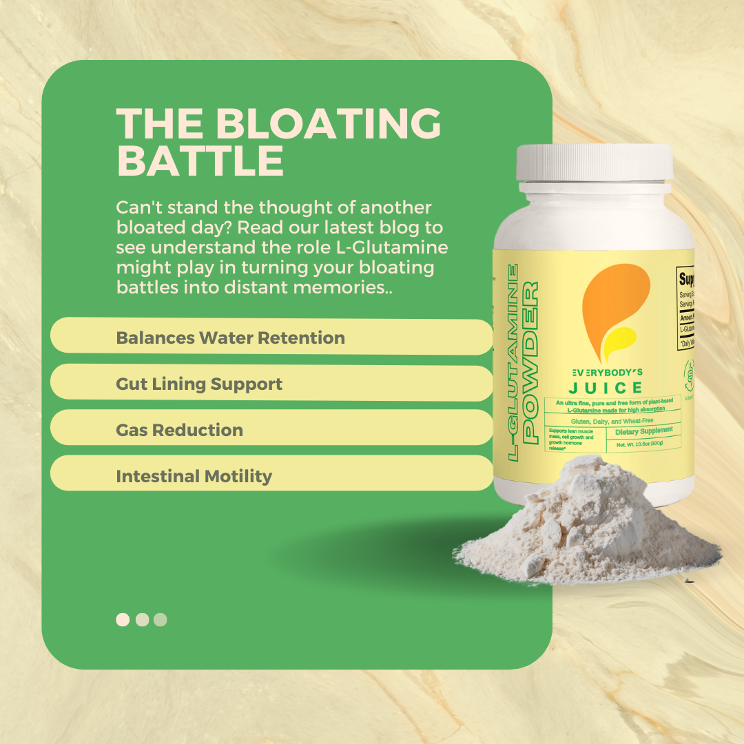 L-Glutamine: The Game-Changer for Menstrual Bloating
