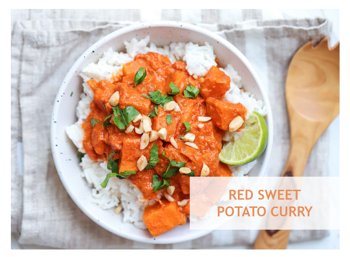 Meatless Monday Recipe - Red Sweet Potato Curry