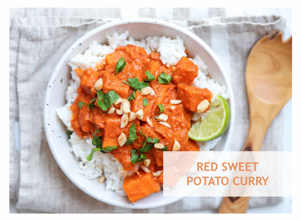Meatless Monday Recipe - Red Sweet Potato Curry