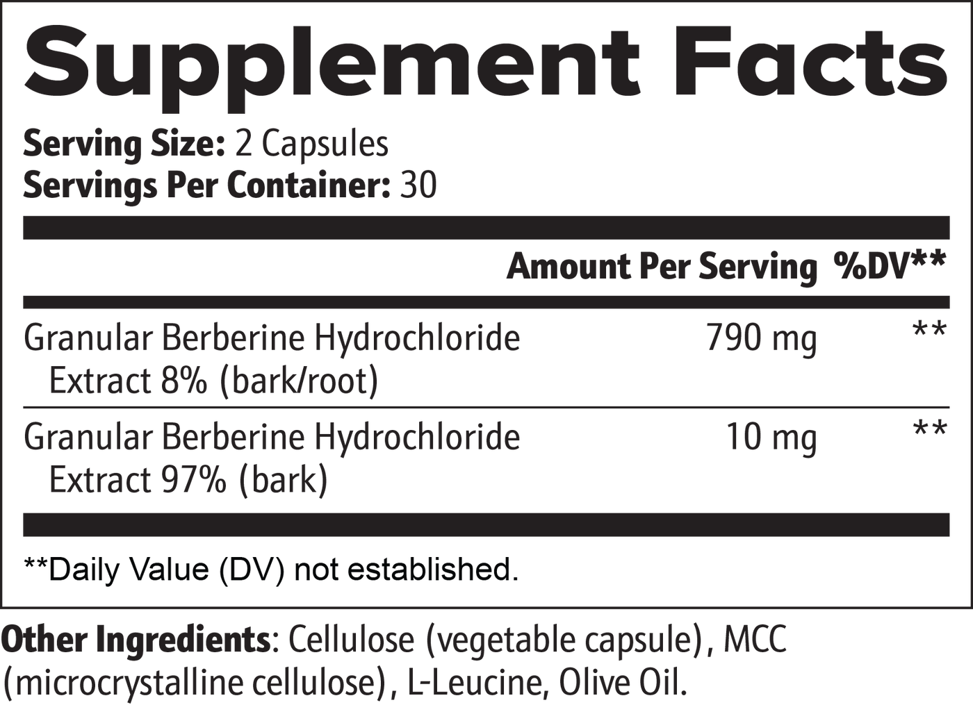 Berberine Capsules