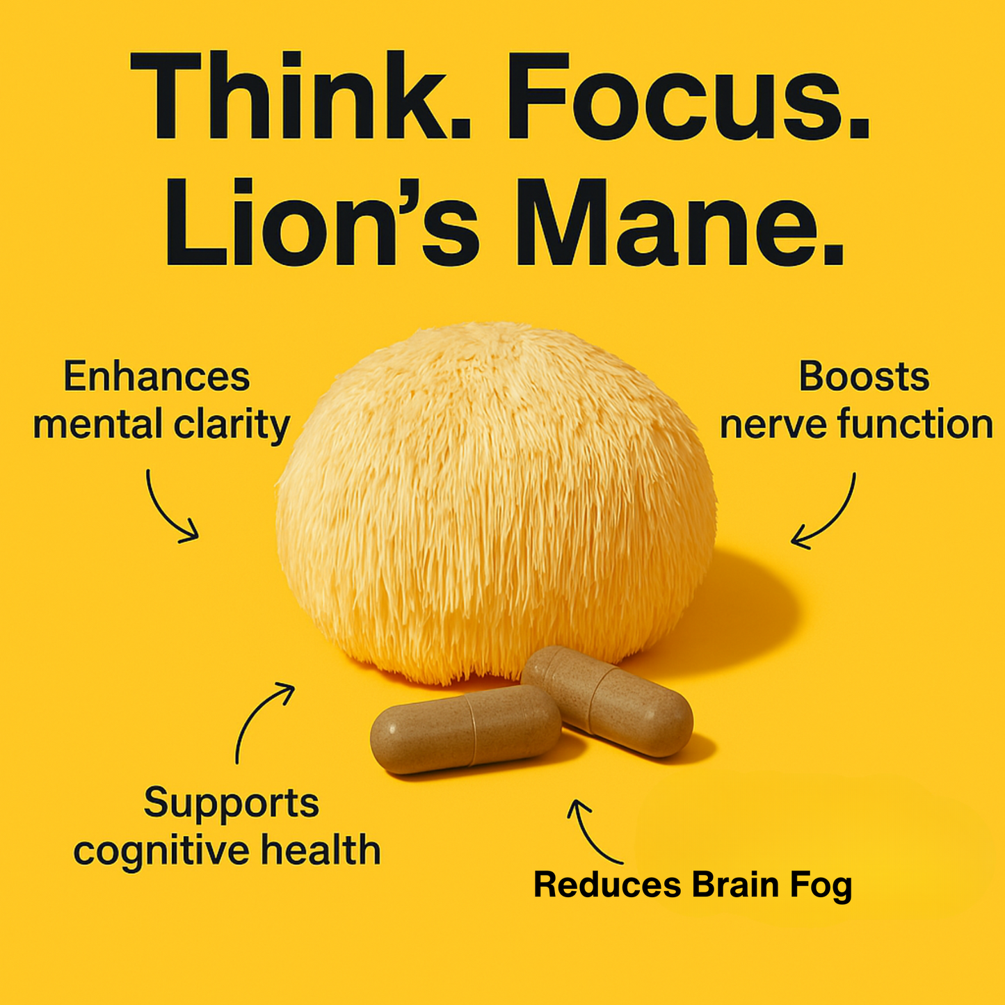 Lion's Mane Mushroom Capsules