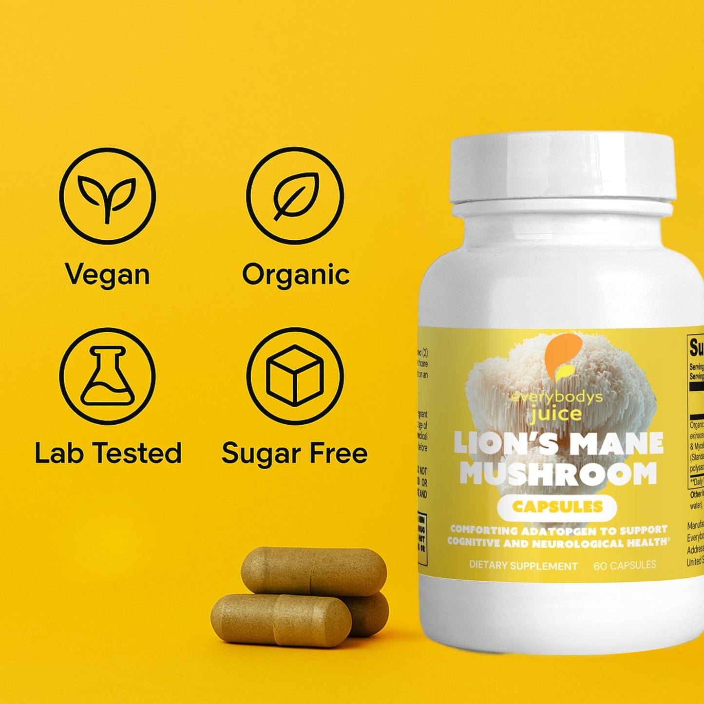 Lion's Mane Mushroom Capsules