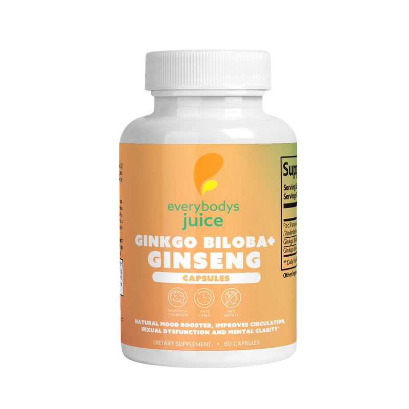 Ginkgo Biloba + Ginseng Capsules