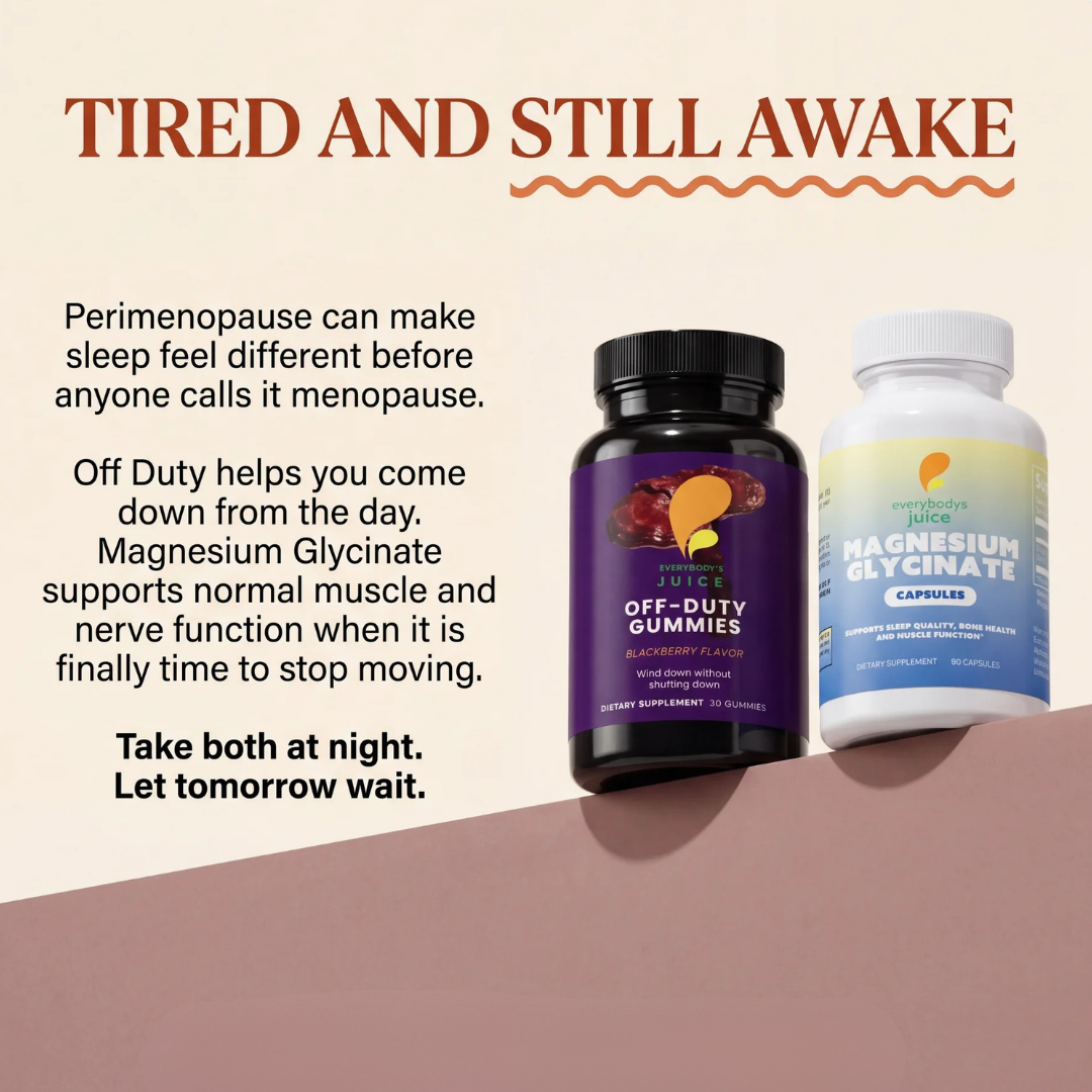 Everybody Can Wait Sleep Bundle: Off-Duty Reishi Gummies + Magnesium Glycinate, No Melatonin