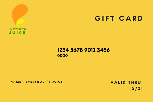 Gift Card - Everybody's Juice